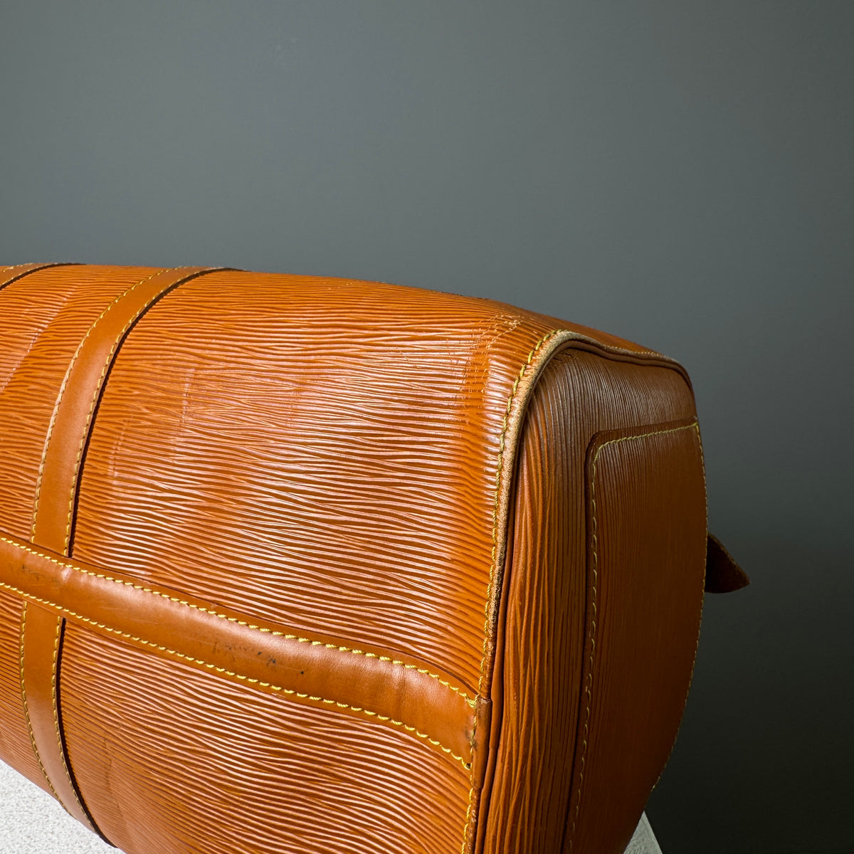 Louis Vuitton Keepall 45 Epi Leder Cipango Gold, 1994
