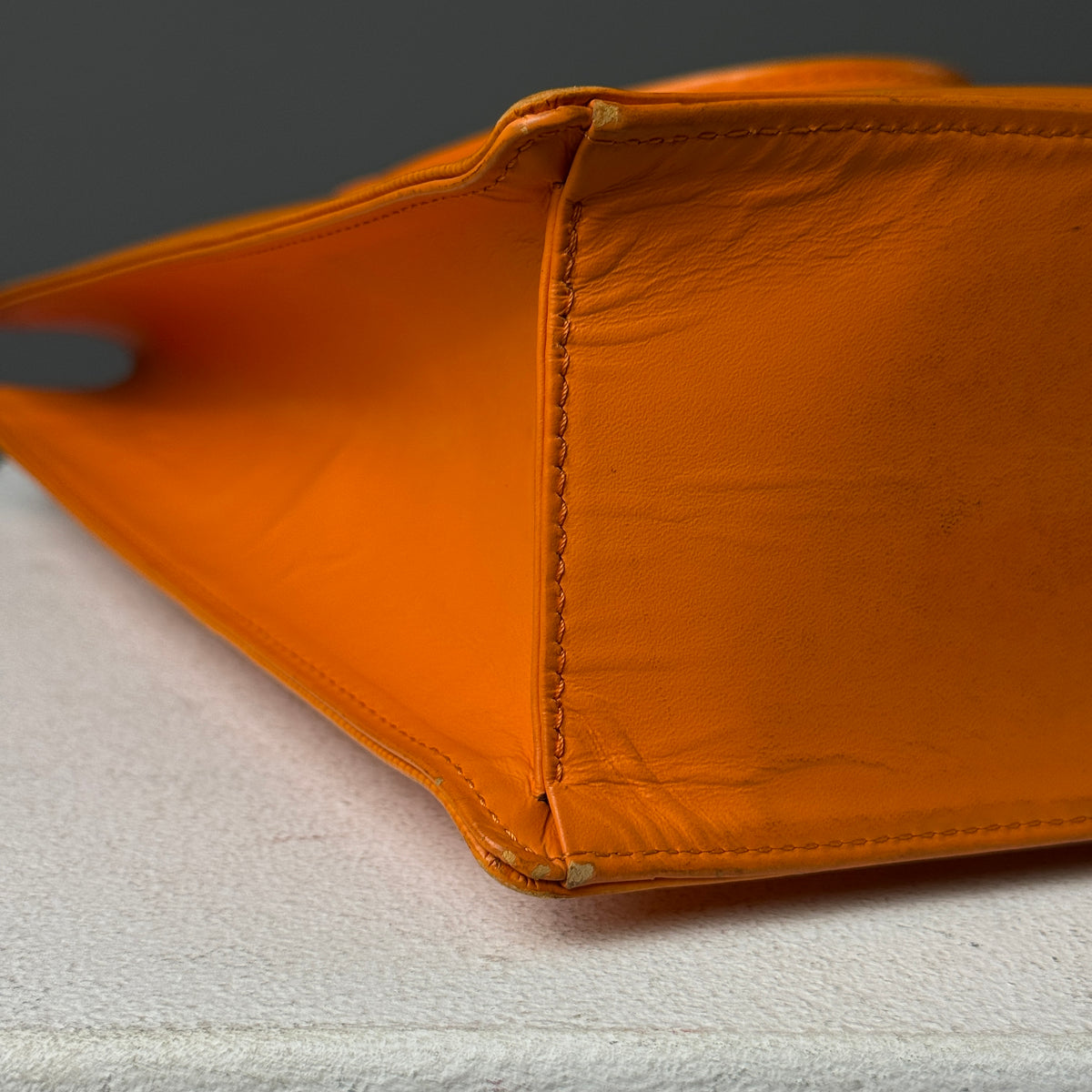 Louis Vuitton Sac Plat PM Epi Leder Mandarin