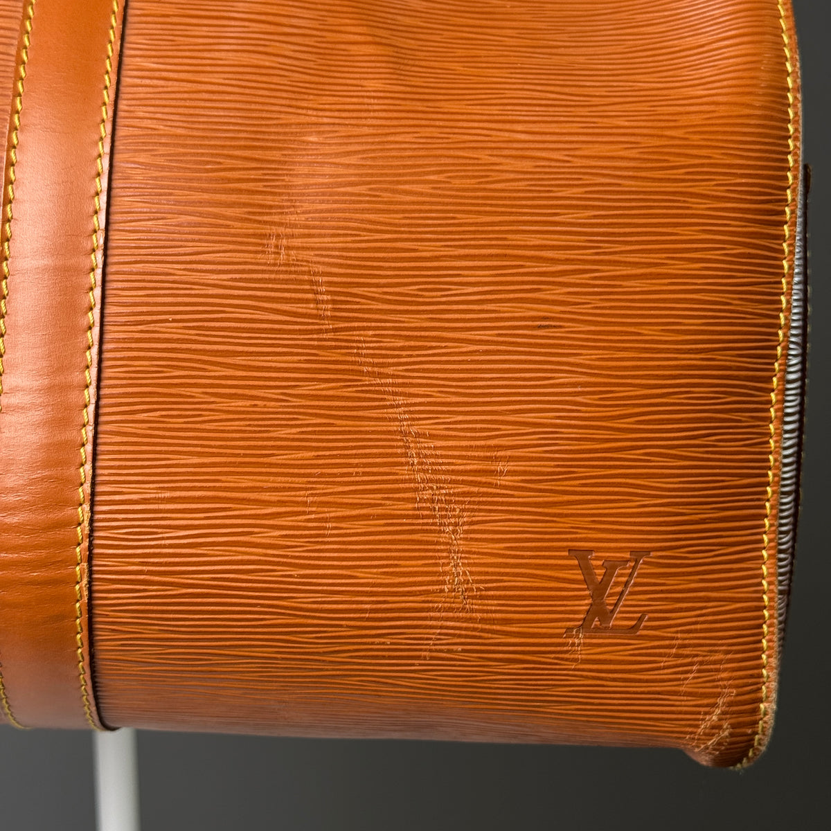 Louis Vuitton Keepall 45 Epi Leder Cipango Gold, 1994