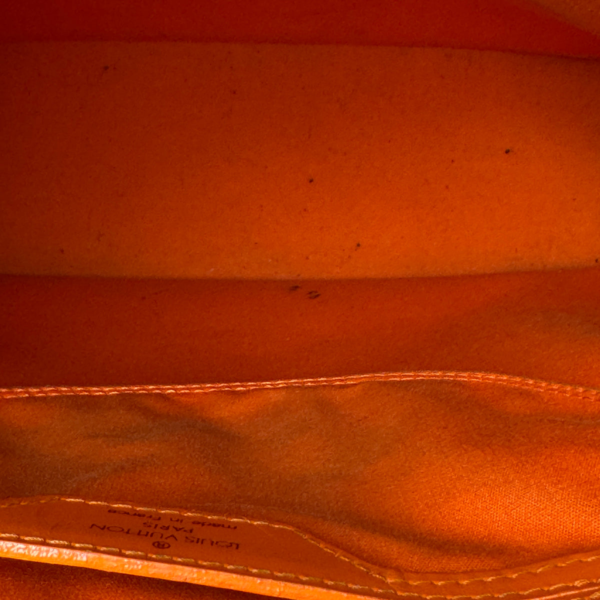 Louis Vuitton Sac Plat PM Epi Leder Mandarin