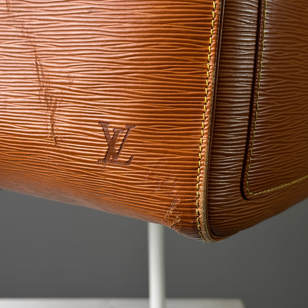 Louis Vuitton Keepall 45 Epi Leder Cipango Gold, 1994